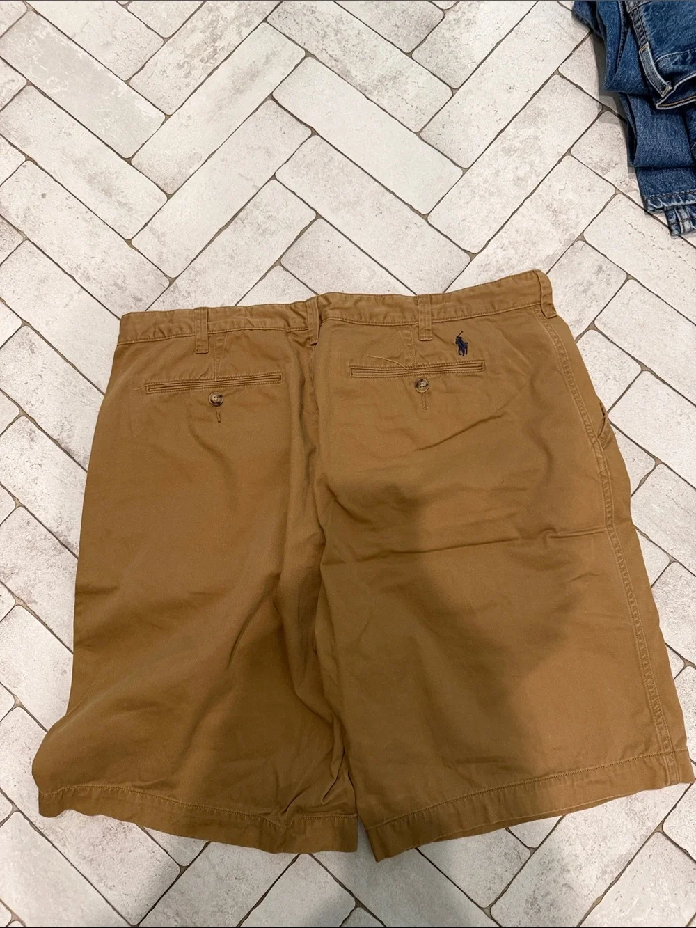 Polo by Ralph Lauren Brown Flat Front Men's Shorts